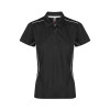 Hunters Hill Womens Polos Black White